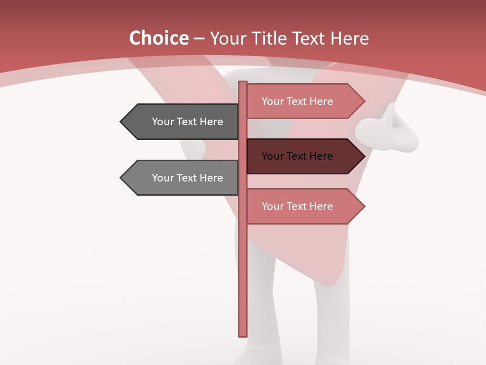 Check Isolated Confirmation PowerPoint Template