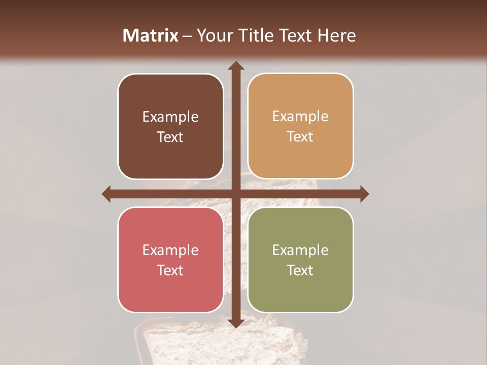 Shape Chocolate Bar PowerPoint Template