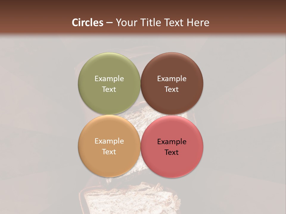 Shape Chocolate Bar PowerPoint Template