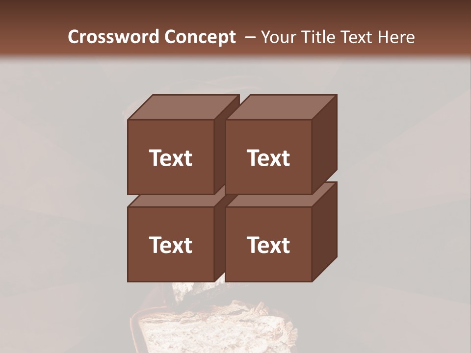 Shape Chocolate Bar PowerPoint Template