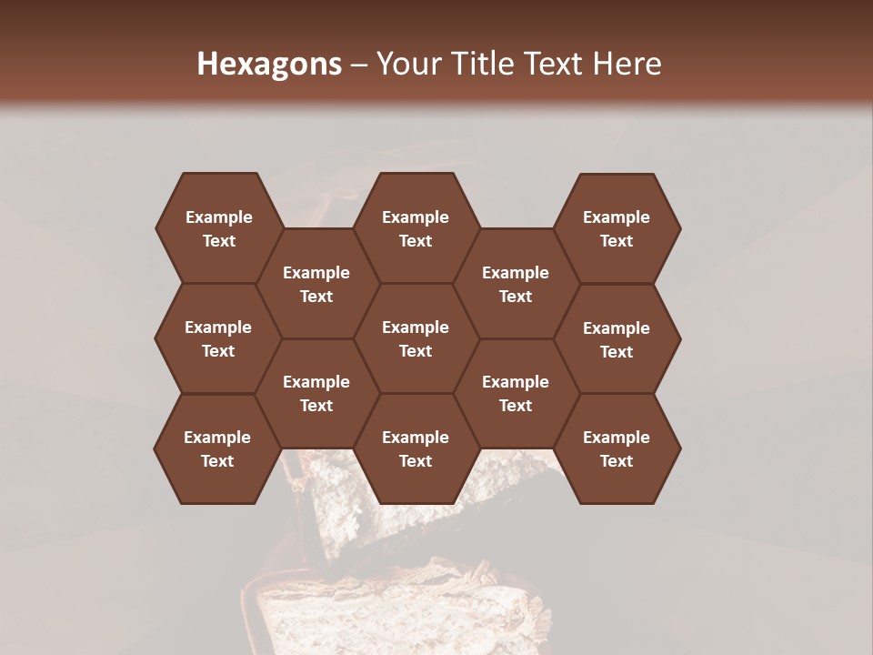 Shape Chocolate Bar PowerPoint Template