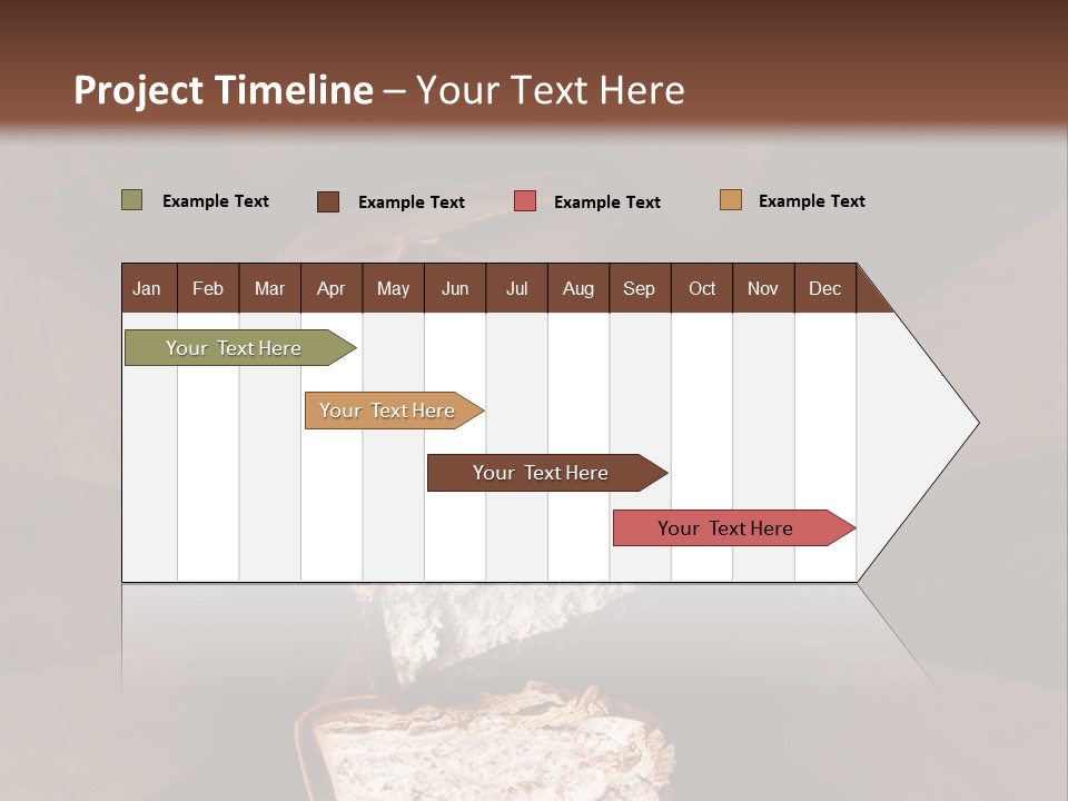 Shape Chocolate Bar PowerPoint Template