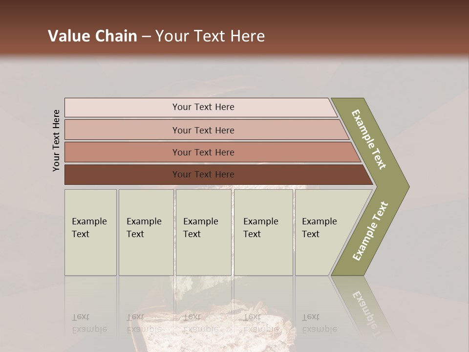 Shape Chocolate Bar PowerPoint Template
