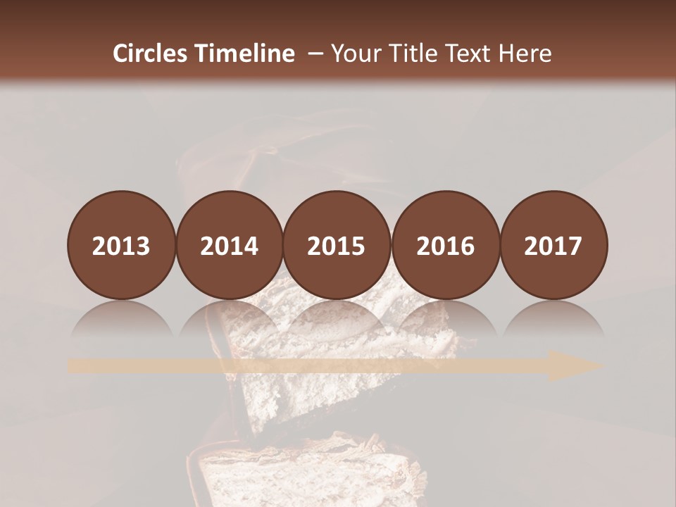 Shape Chocolate Bar PowerPoint Template