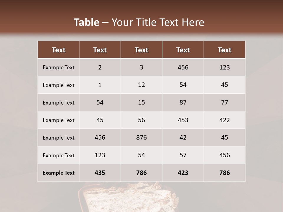 Shape Chocolate Bar PowerPoint Template