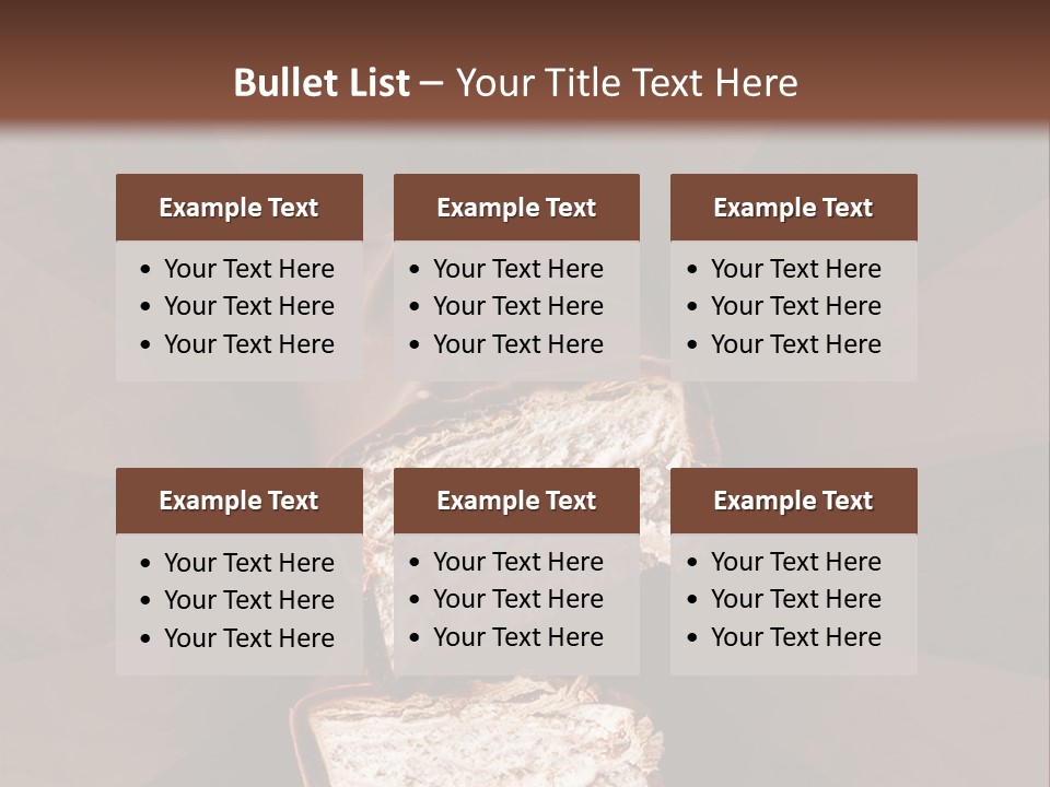 Shape Chocolate Bar PowerPoint Template