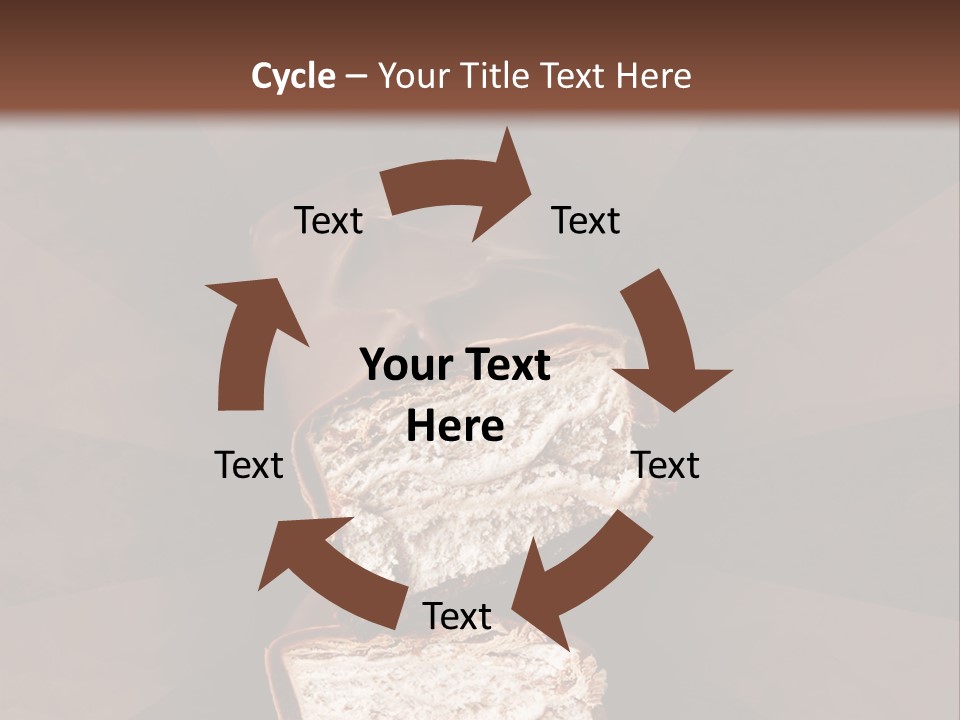 Shape Chocolate Bar PowerPoint Template