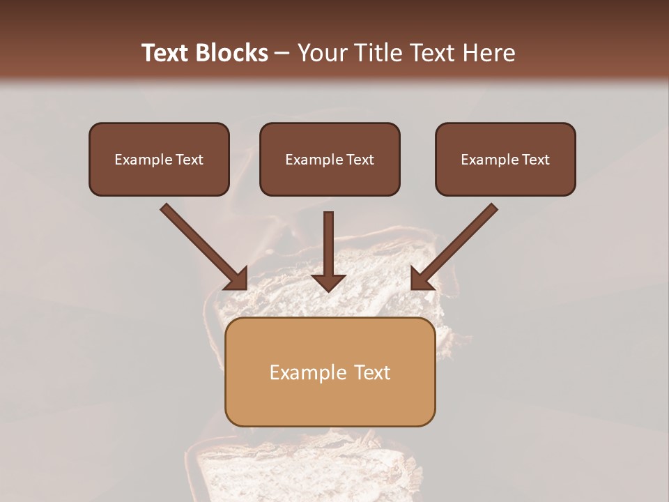 Shape Chocolate Bar PowerPoint Template