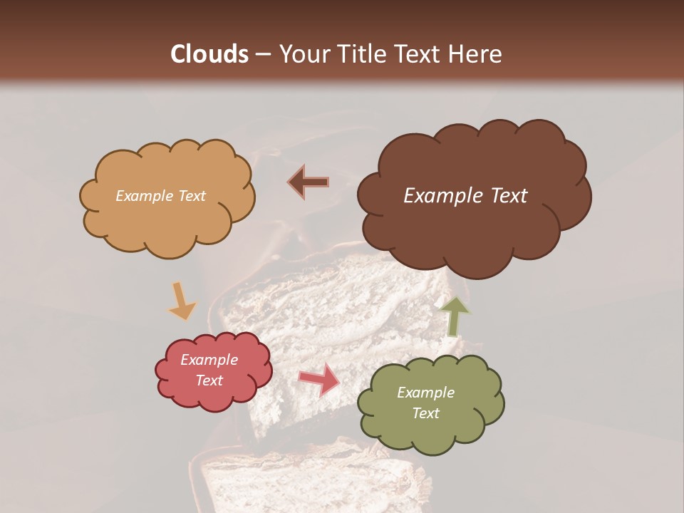 Shape Chocolate Bar PowerPoint Template