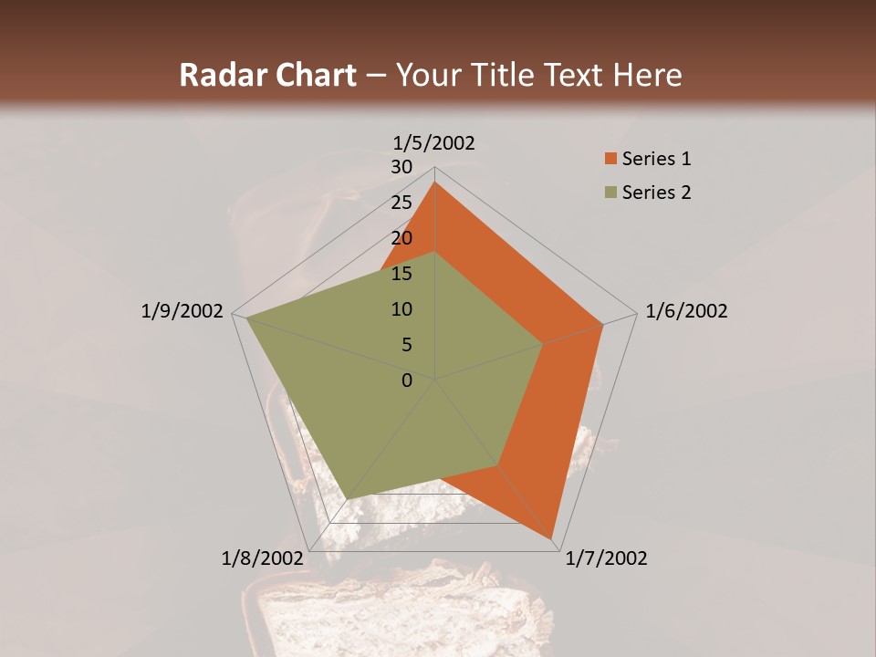 Shape Chocolate Bar PowerPoint Template