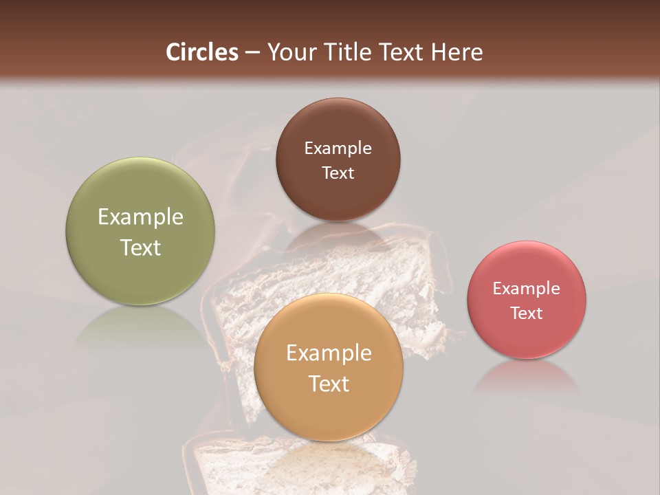 Shape Chocolate Bar PowerPoint Template