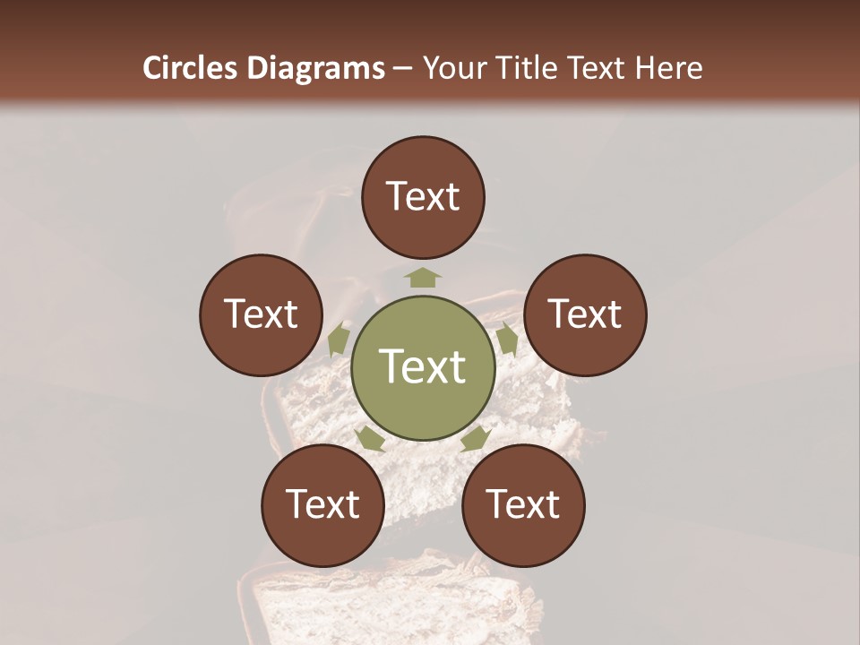 Shape Chocolate Bar PowerPoint Template