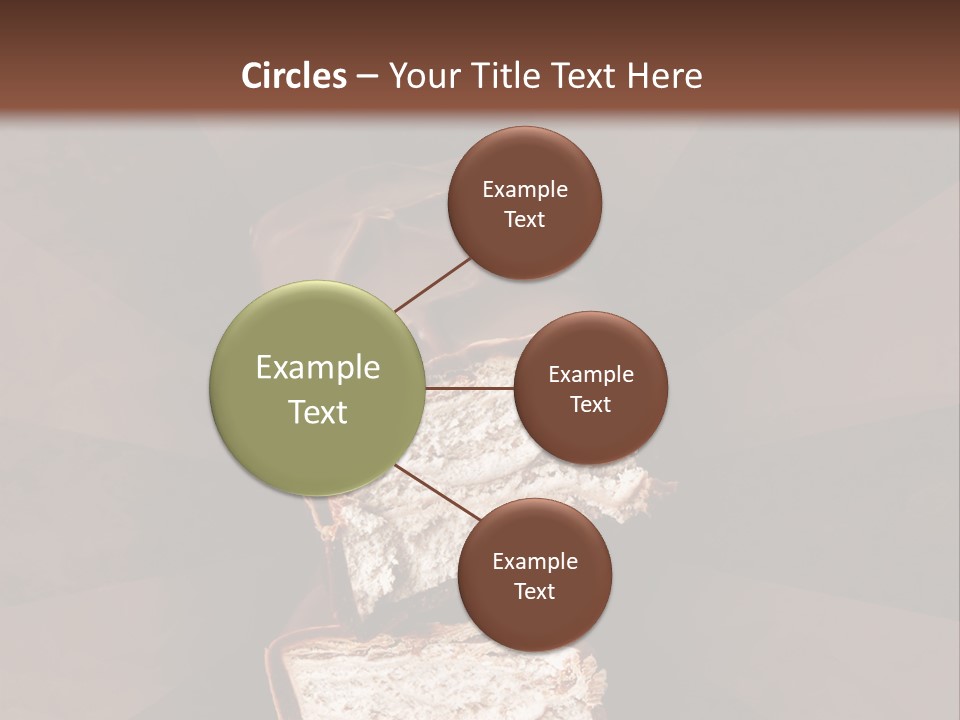 Shape Chocolate Bar PowerPoint Template