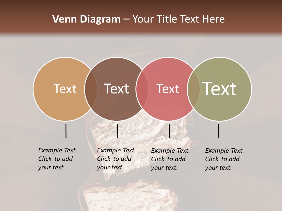 Shape Chocolate Bar PowerPoint Template