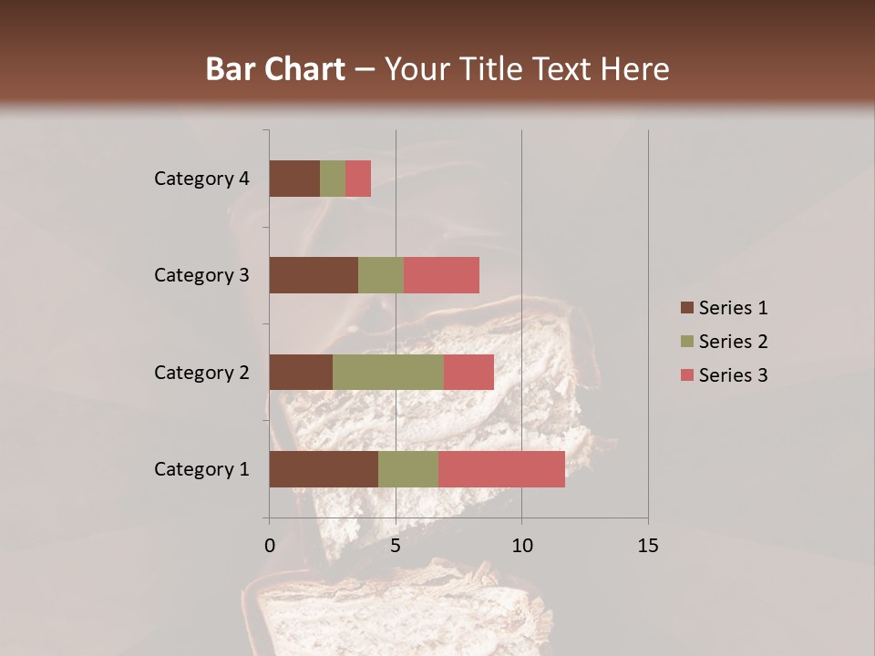 Shape Chocolate Bar PowerPoint Template