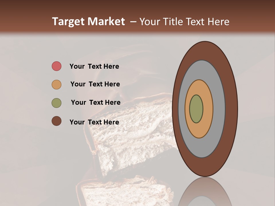 Shape Chocolate Bar PowerPoint Template