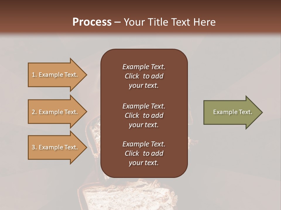 Shape Chocolate Bar PowerPoint Template