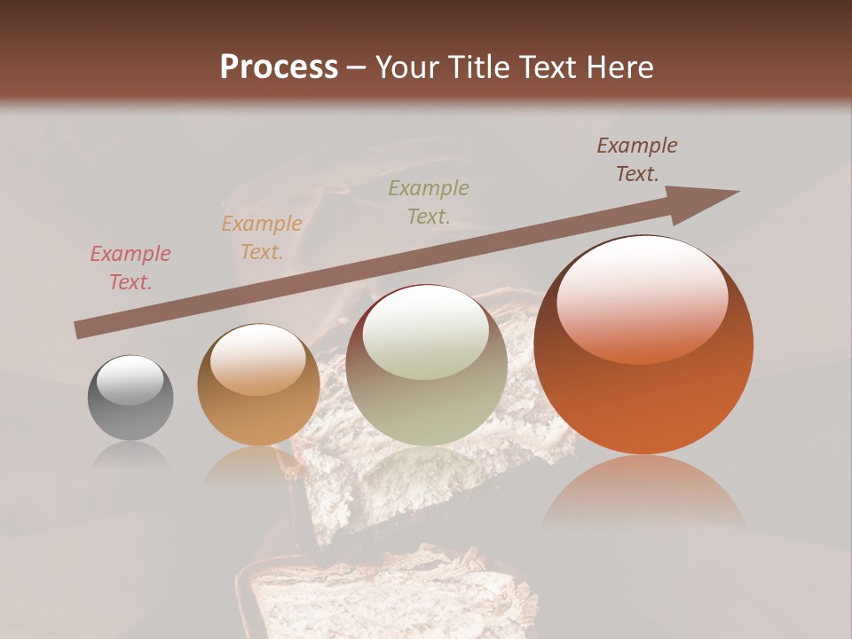 Shape Chocolate Bar PowerPoint Template