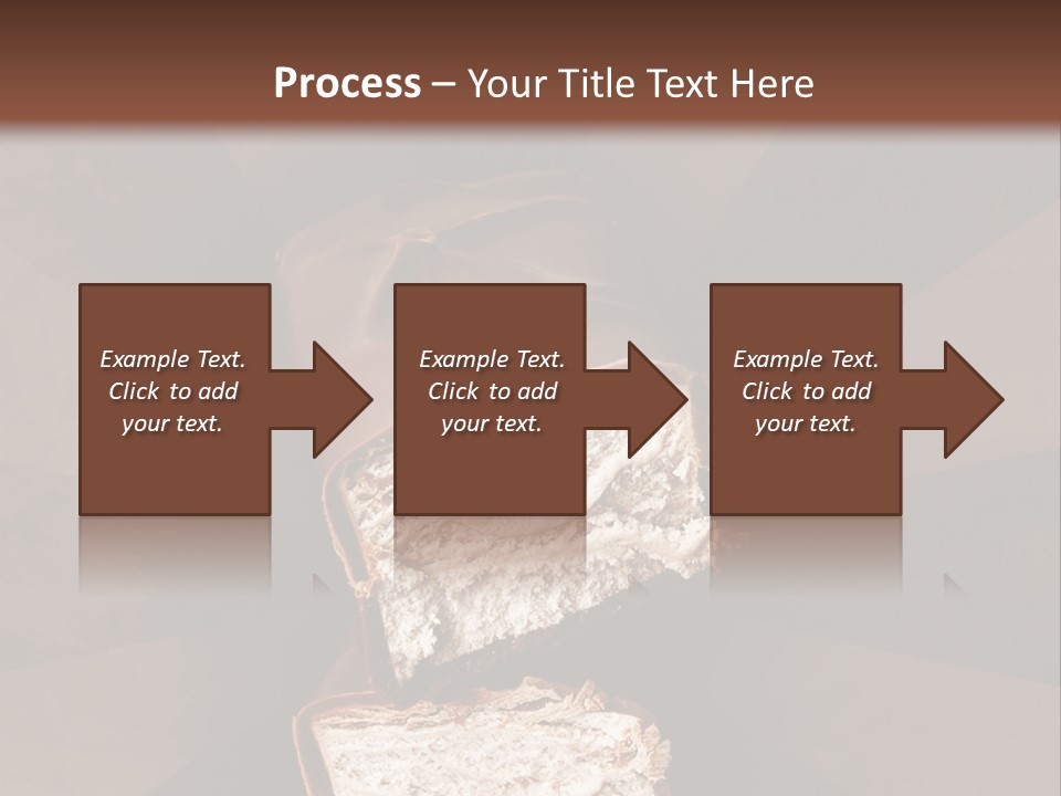 Shape Chocolate Bar PowerPoint Template