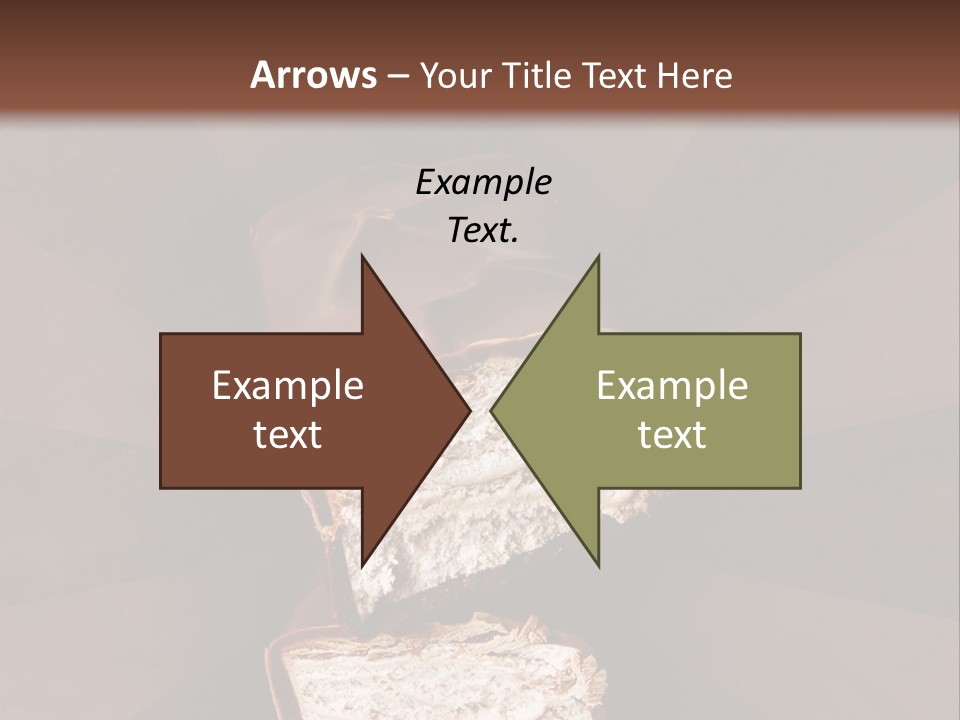 Shape Chocolate Bar PowerPoint Template