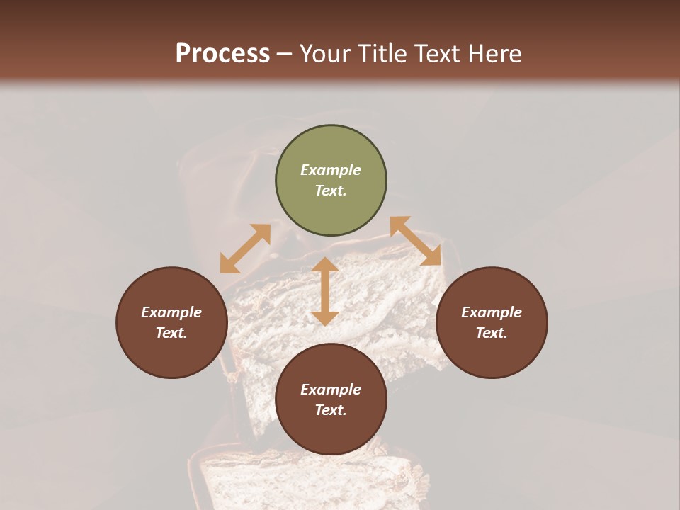 Shape Chocolate Bar PowerPoint Template