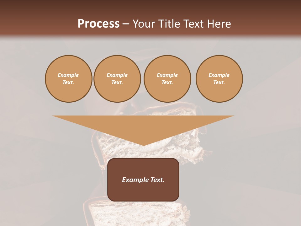Shape Chocolate Bar PowerPoint Template