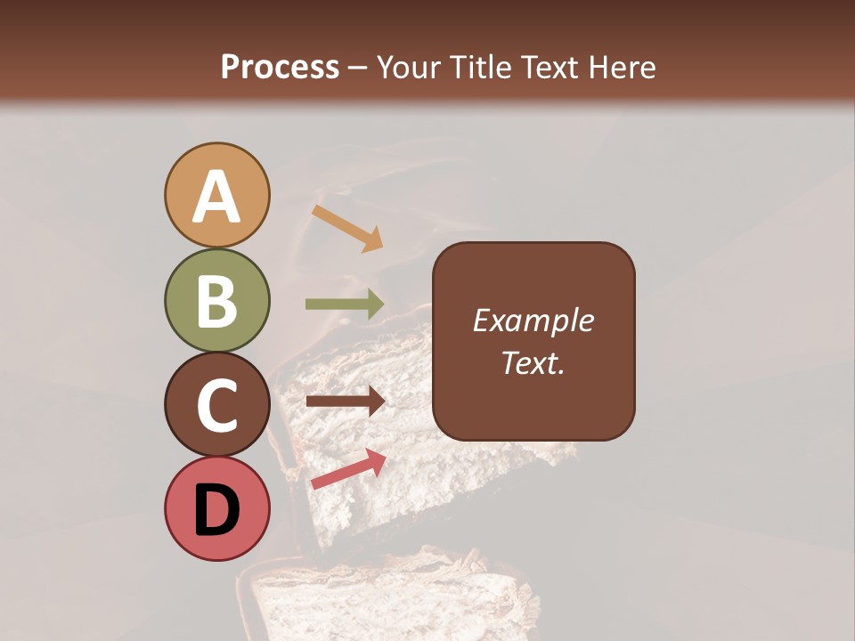 Shape Chocolate Bar PowerPoint Template