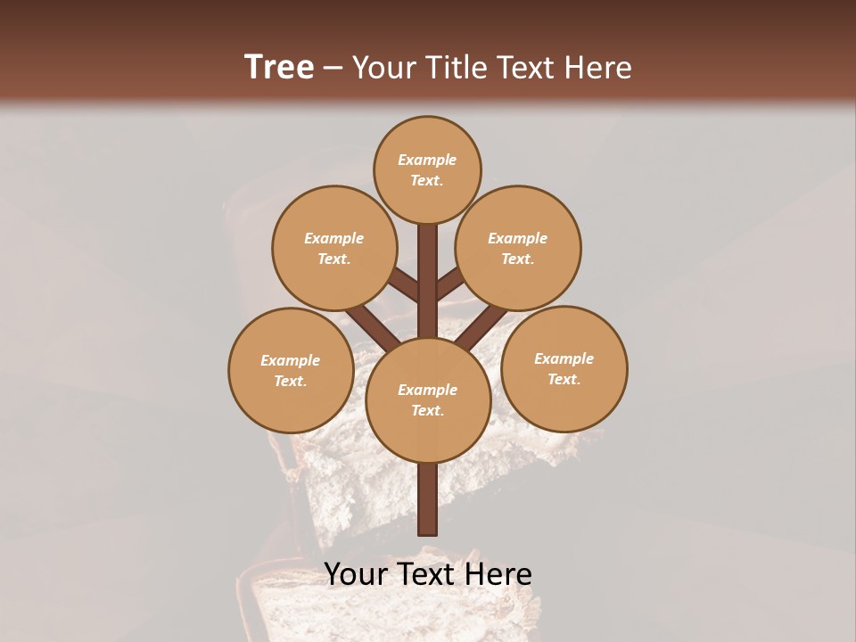 Shape Chocolate Bar PowerPoint Template