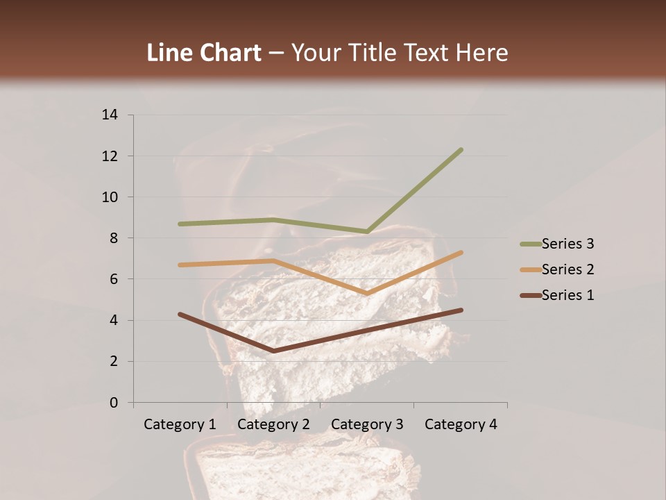 Shape Chocolate Bar PowerPoint Template