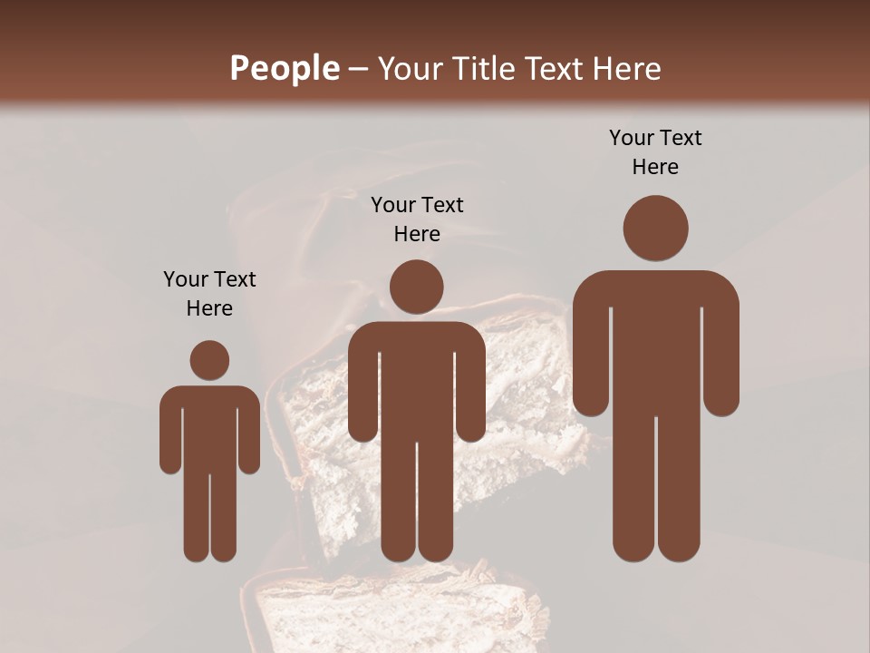 Shape Chocolate Bar PowerPoint Template