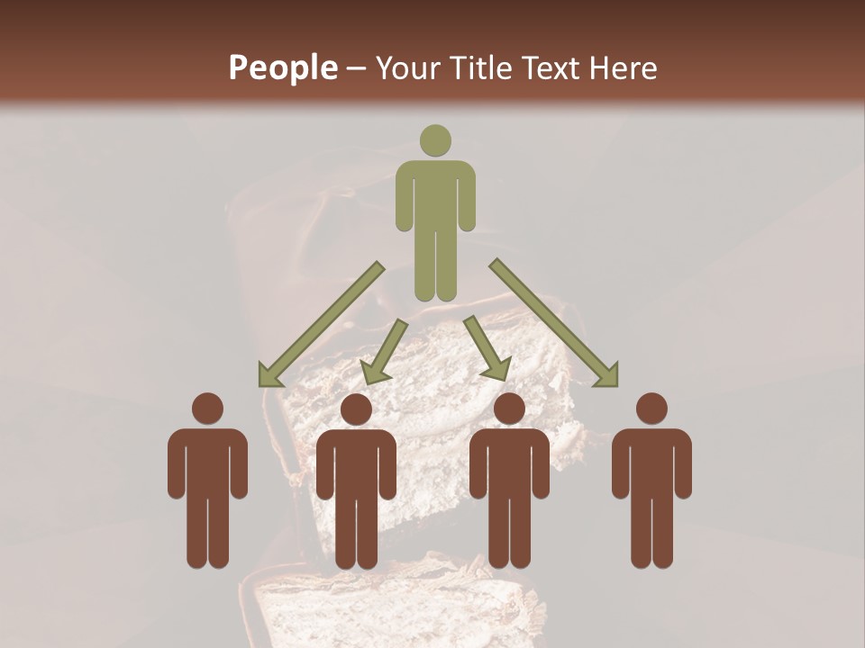 Shape Chocolate Bar PowerPoint Template
