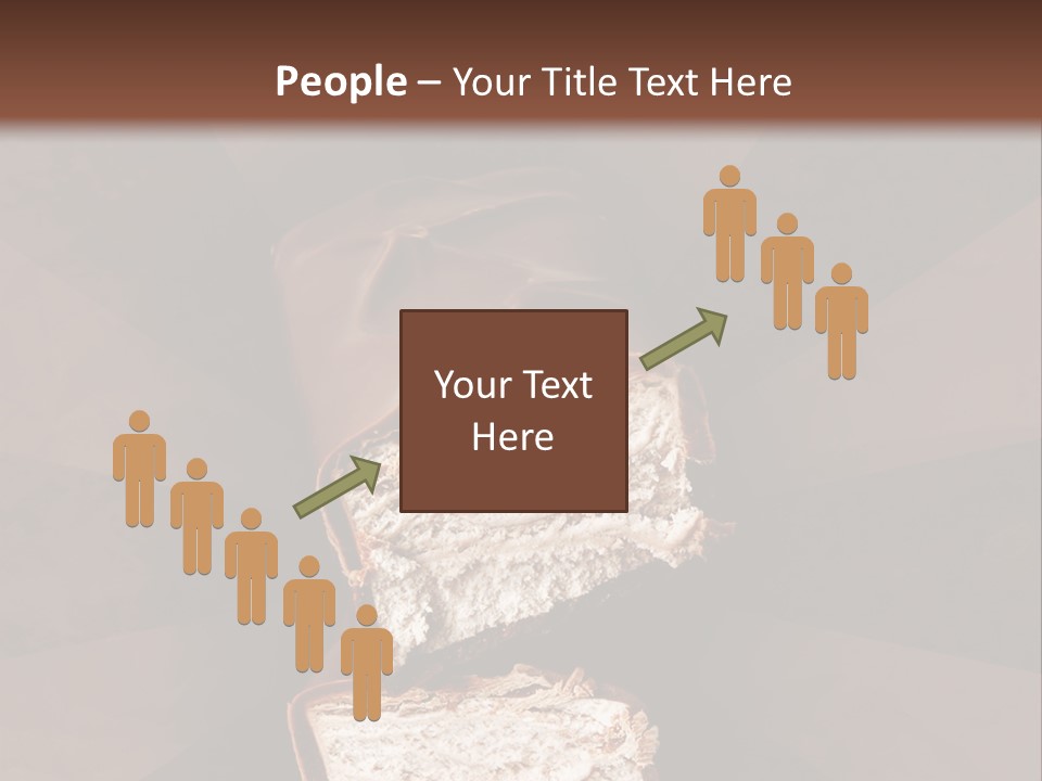 Shape Chocolate Bar PowerPoint Template