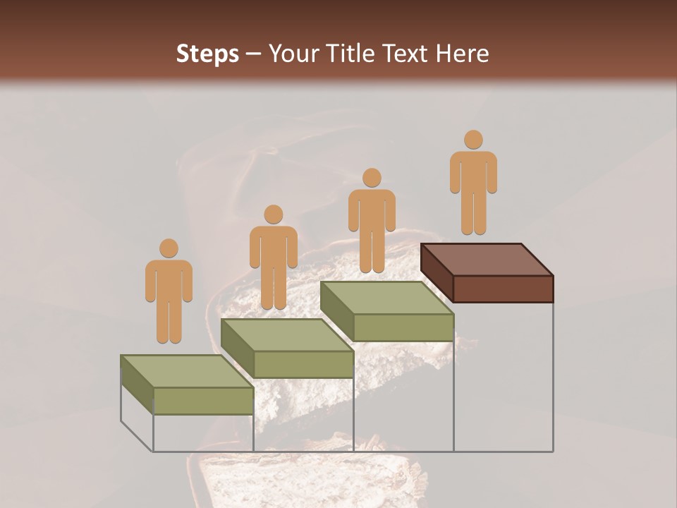 Shape Chocolate Bar PowerPoint Template