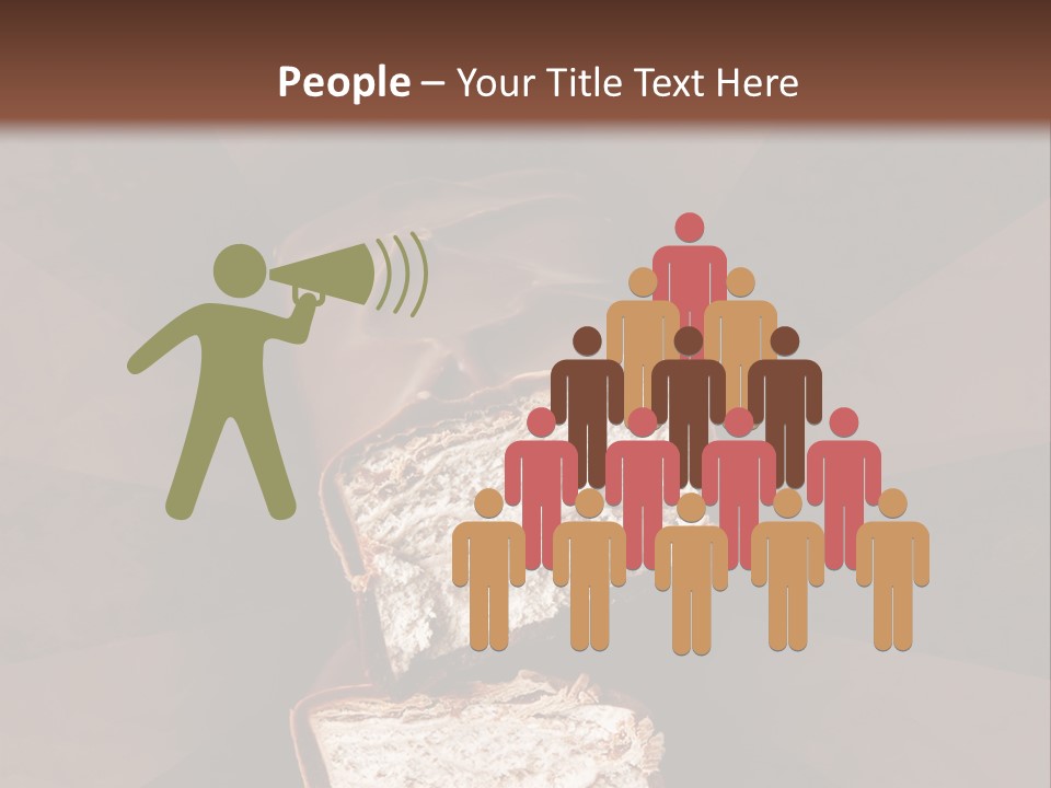 Shape Chocolate Bar PowerPoint Template