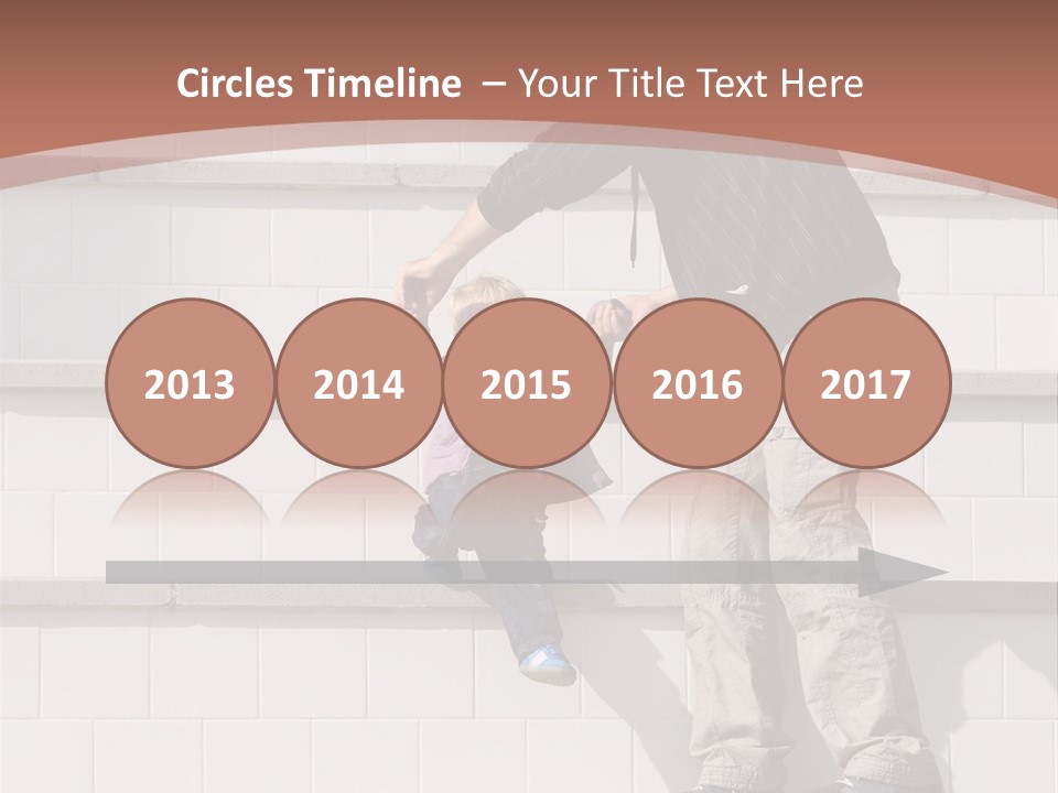 Dressed Hold Toddle PowerPoint Template