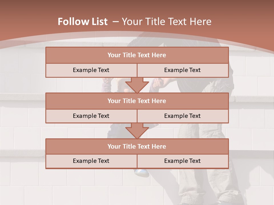 Dressed Hold Toddle PowerPoint Template