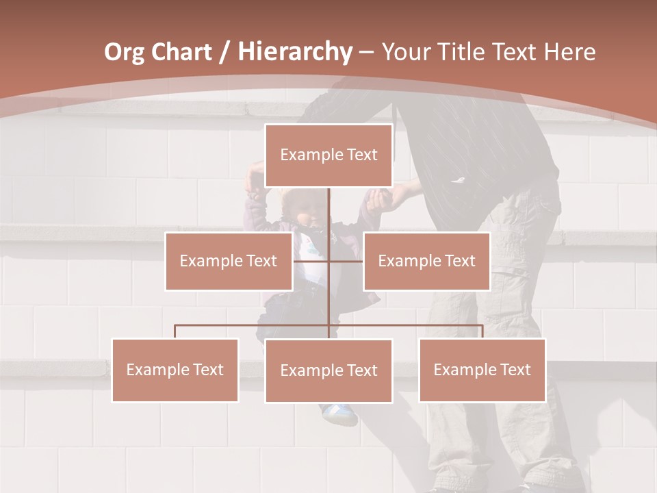 Dressed Hold Toddle PowerPoint Template