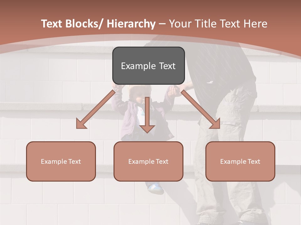 Dressed Hold Toddle PowerPoint Template