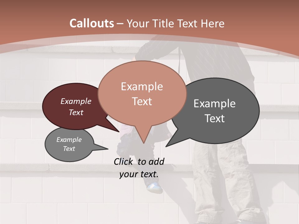 Dressed Hold Toddle PowerPoint Template