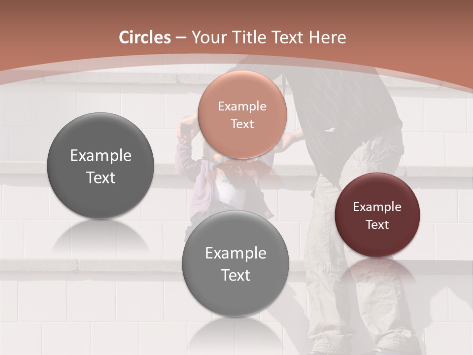 Dressed Hold Toddle PowerPoint Template