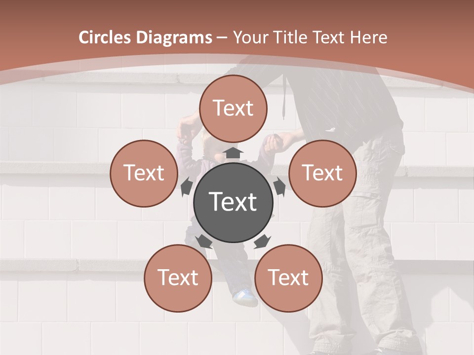 Dressed Hold Toddle PowerPoint Template