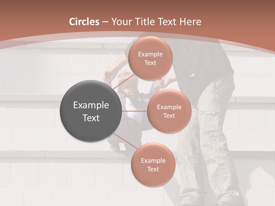 Dressed Hold Toddle PowerPoint Template