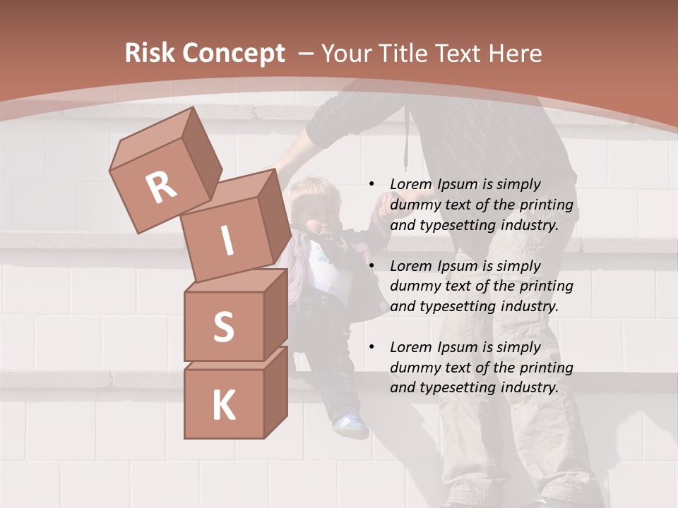 Dressed Hold Toddle PowerPoint Template