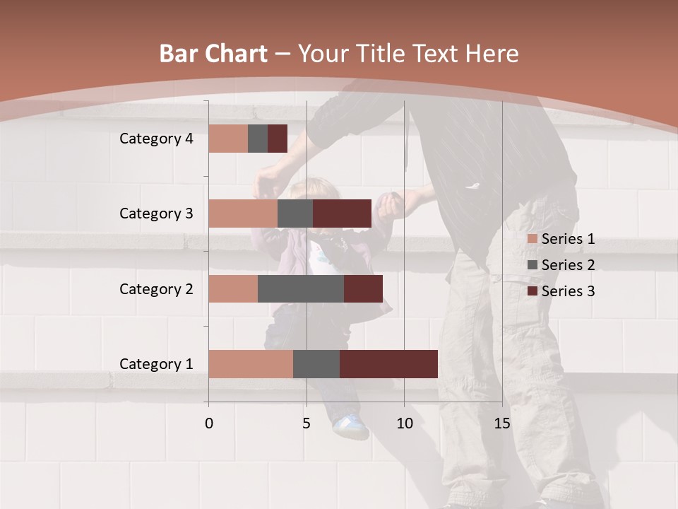 Dressed Hold Toddle PowerPoint Template