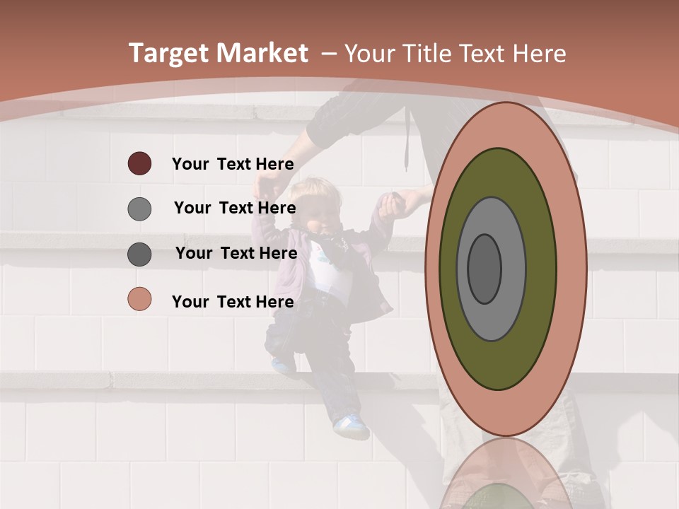 Dressed Hold Toddle PowerPoint Template