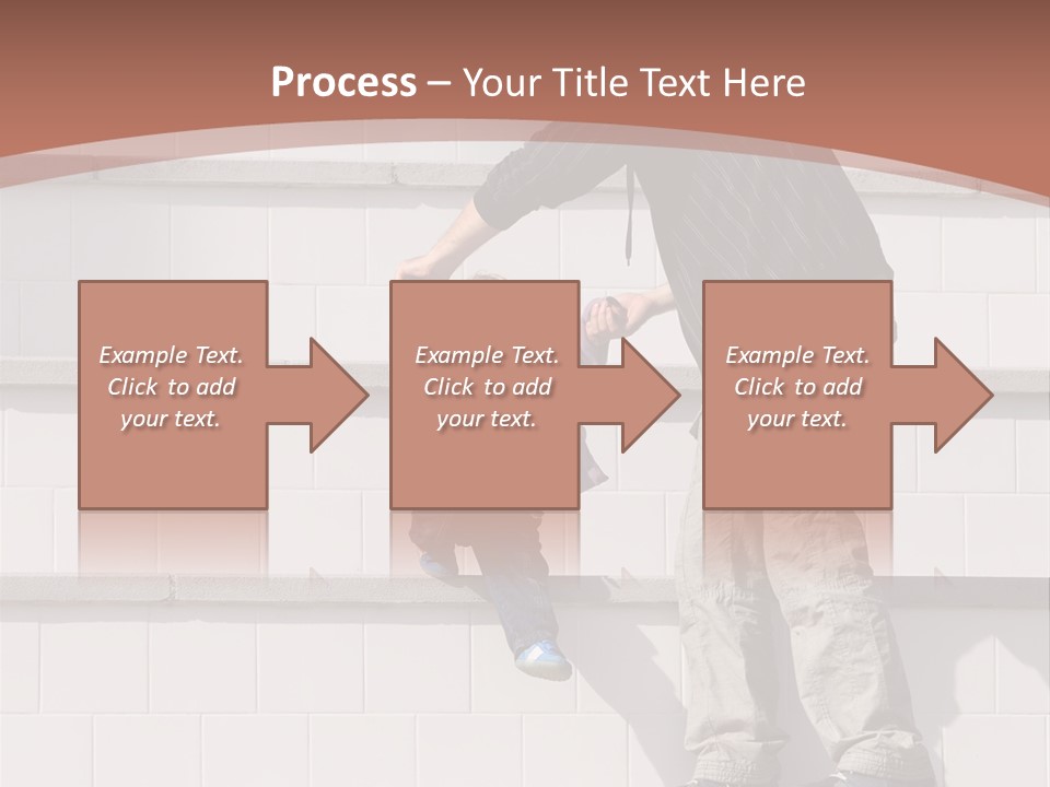 Dressed Hold Toddle PowerPoint Template