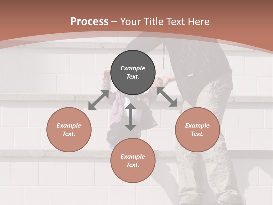Dressed Hold Toddle PowerPoint Template