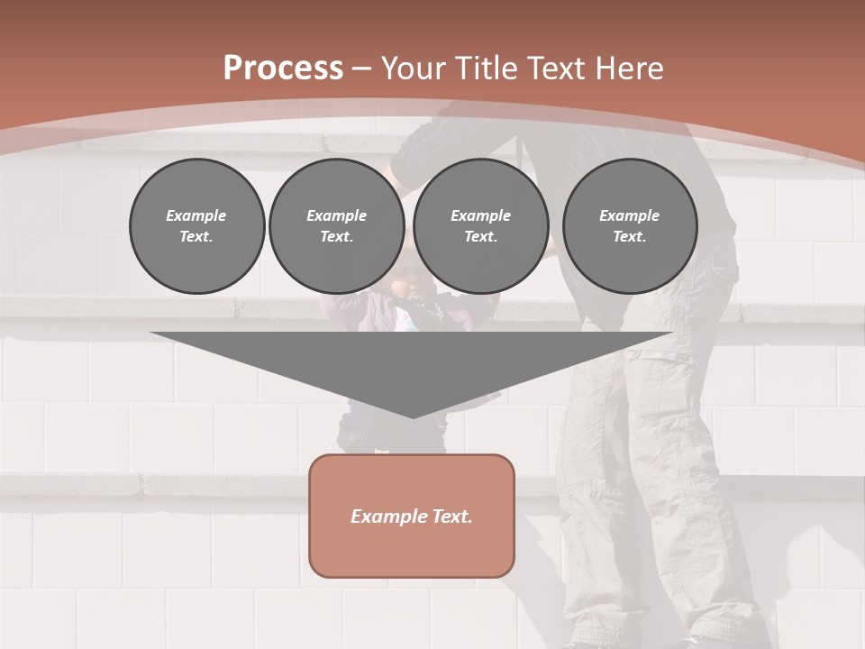 Dressed Hold Toddle PowerPoint Template