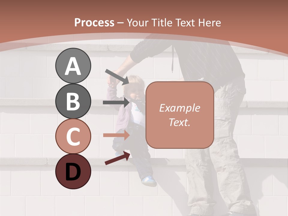 Dressed Hold Toddle PowerPoint Template