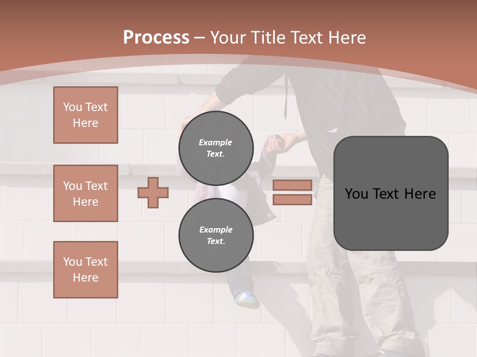 Dressed Hold Toddle PowerPoint Template